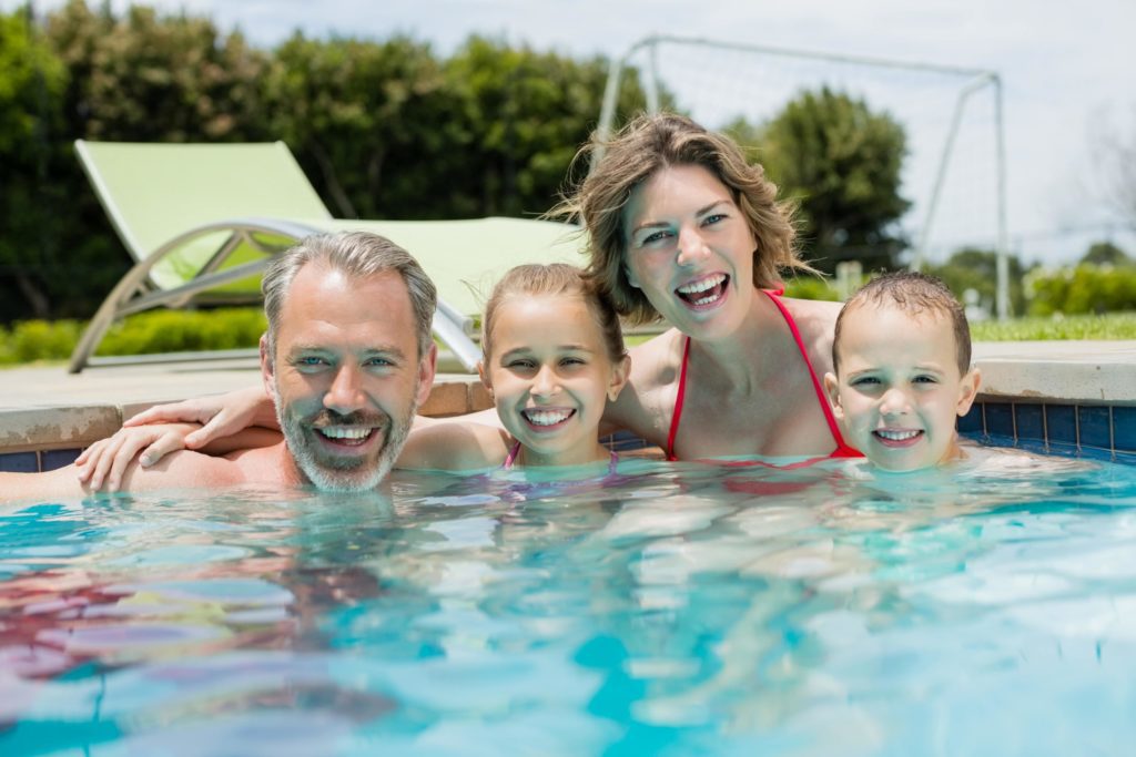 smiling family