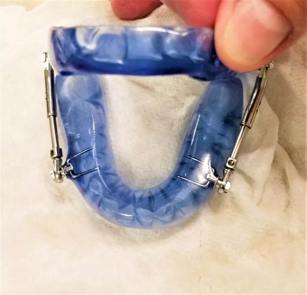 oral care mandibular device for sleep